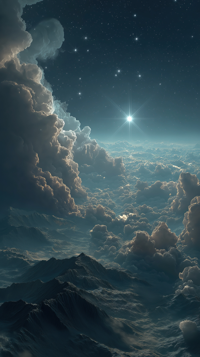 Mar soñador de nubes